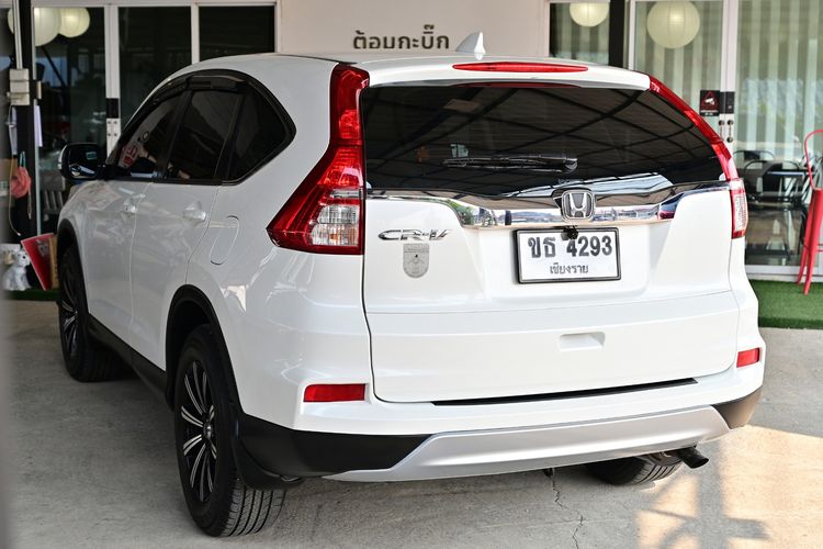 Honda CR-V 2015 2.0 S Utility-car เบนซิน ไม่ติดแก๊ส เกียร์อัตโนมัติ ขาว รูปที่ 4