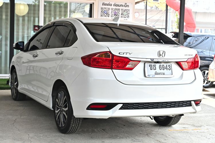 Honda City 2017 1.5 Sv i-VTEC Sedan เบนซิน ไม่ติดแก๊ส เกียร์อัตโนมัติ ขาว รูปที่ 4