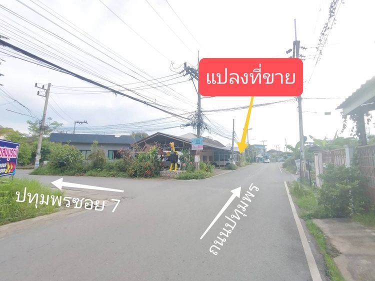 ขายถูกที่ดินเปล่า 100 ตรว. ติดถนนหน้า-หลัง (รูปแปลงยาว)  ใจกลางเมืองสุราษฎร์ธานี รูปที่ 3