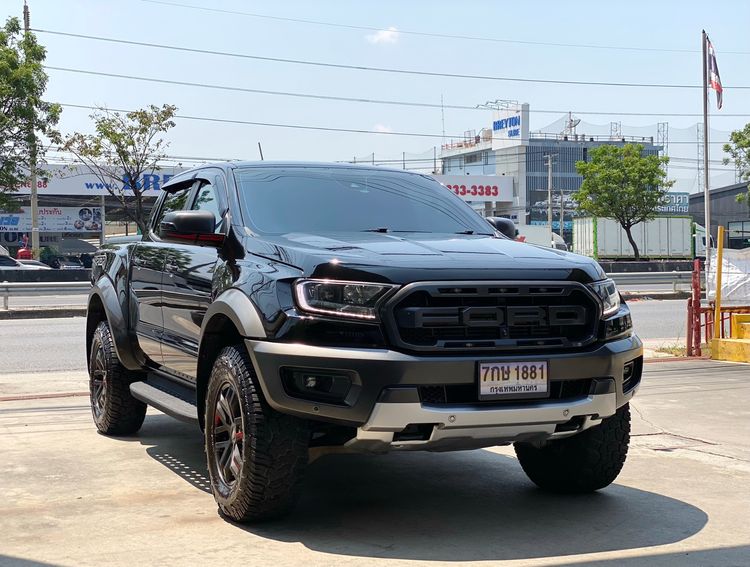 รถ Ford Ranger 2.0 Raptor 4WD สี ดำ