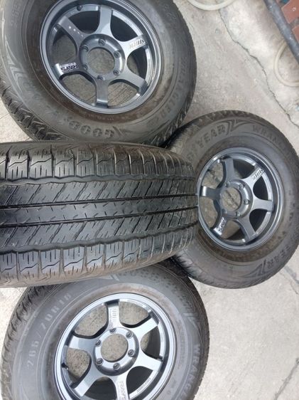16" แม็ก te37 ขอบ 16 กว้าง 7.5 offset 20 พร้อมยาง goodyear ปลายปี 21