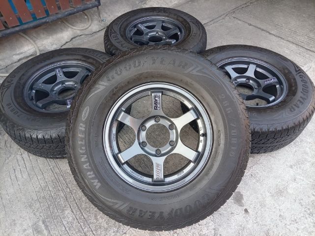 แม็ก te37 ขอบ 16 กว้าง 7.5 offset 20 พร้อมยาง goodyear ปลายปี 21 รูปที่ 5