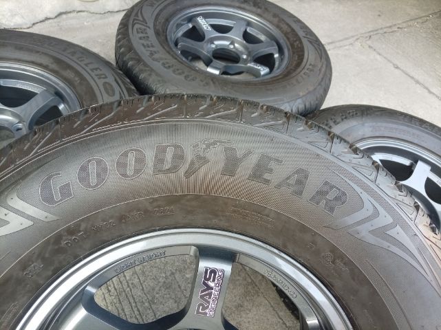 แม็ก te37 ขอบ 16 กว้าง 7.5 offset 20 พร้อมยาง goodyear ปลายปี 21 รูปที่ 2