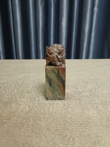 ตราประทับแกะสลักหัวสิงห์คู่ รูปที่ 3