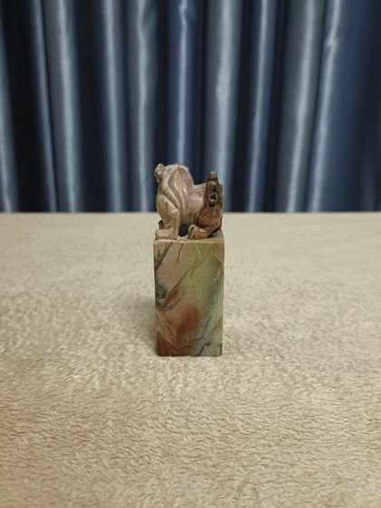 ตราประทับแกะสลักหัวสิงห์คู่ รูปที่ 2