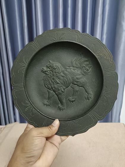 จานสัมฤทธิ์สิงห์โตฟู่ รูปที่ 3