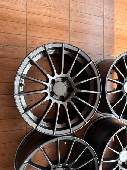 ล้อRs05rrขอบ17กว้าง8.5et35 งานNK 5รู114 สีเทา รูปที่ 2
