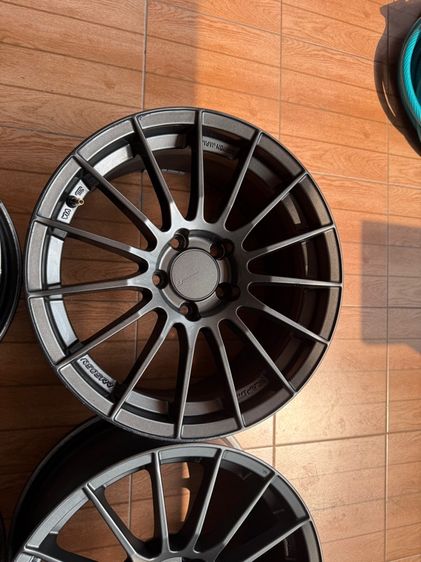 ล้อRs05rrขอบ17กว้าง8.5et35 งานNK 5รู114 สีเทา รูปที่ 5