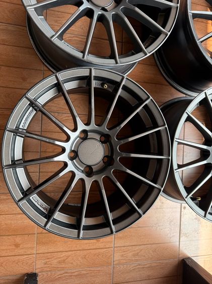 ล้อRs05rrขอบ17กว้าง8.5et35 งานNK 5รู114 สีเทา รูปที่ 3
