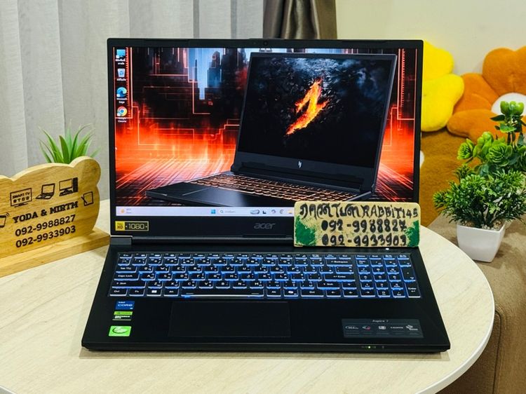 Gaming Core i5 Gen12 การ์ดจอแยก Nvidia RTX3050  ,Ram 16G , M.2 Pcle 512G จอ15.6" 144Hz ประกันศูนย์ Onsite 2028