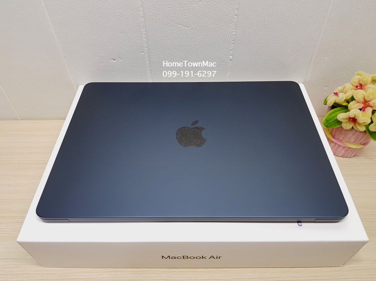 MacbookAir (Retina13-inch, 2025) M4 10-Core CPU 10-Core GPU SSD 512Gb Ram 16Gb สี Midnight ของใหม่มือ1 ประกันเดิน มีประกัน Apple Care Plus รูปที่ 3