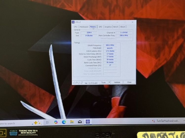 Acer Nitro Gaming Ryzen5 การ์ดจอแยก RX560X  ,Ram 8G , M.2 Pcle 128G HDD 1TB จอ15.6" Full HD คีย์บอร์ดไฟ สตรีมเกม ทำงานกราฟฟิก 3D   รูปที่ 10