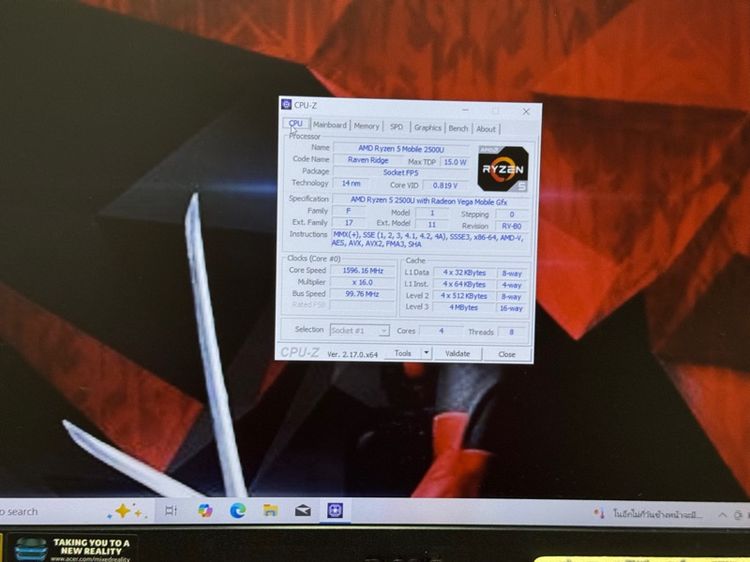 Acer Nitro Gaming Ryzen5 การ์ดจอแยก RX560X  ,Ram 8G , M.2 Pcle 128G HDD 1TB จอ15.6" Full HD คีย์บอร์ดไฟ สตรีมเกม ทำงานกราฟฟิก 3D   รูปที่ 8