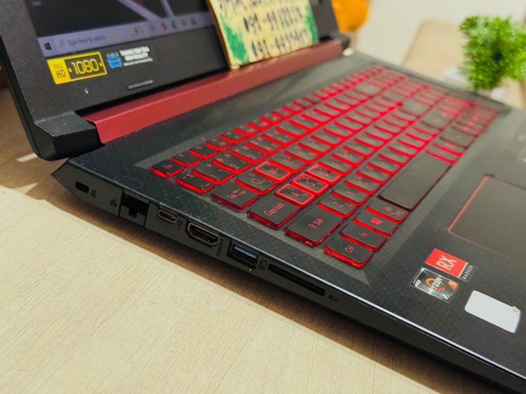 Acer Nitro Gaming Ryzen5 การ์ดจอแยก RX560X  ,Ram 8G , M.2 Pcle 128G HDD 1TB จอ15.6" Full HD คีย์บอร์ดไฟ สตรีมเกม ทำงานกราฟฟิก 3D   รูปที่ 4