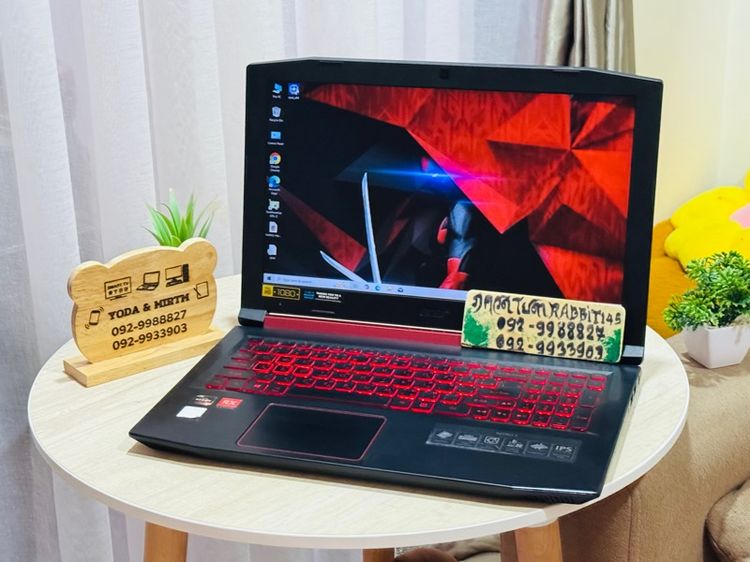 Acer Nitro Gaming Ryzen5 การ์ดจอแยก RX560X  ,Ram 8G , M.2 Pcle 128G HDD 1TB จอ15.6" Full HD คีย์บอร์ดไฟ สตรีมเกม ทำงานกราฟฟิก 3D   รูปที่ 2