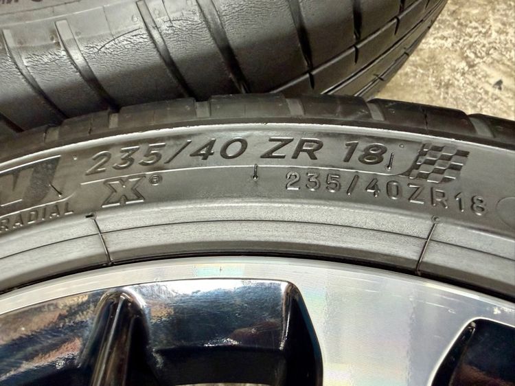 ล้อแม็ก HONDA CIVIC RS ขอบ 18” สีเดิม ยาง MICHELIN 235-40R18 ปี 23 รูปที่ 9