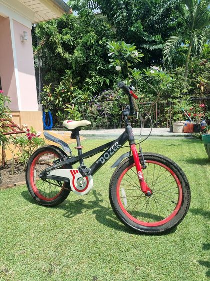 รถจักรยานมือสองคุณภาพดีสวย สำหรับเด็กเล็กมีล้อเล็กเสริมที่ล้อหลัง พอโตหน่อยถอดล้อเสริมออก ใช้ได้ถึง10-11ขวบ รูปที่ 6