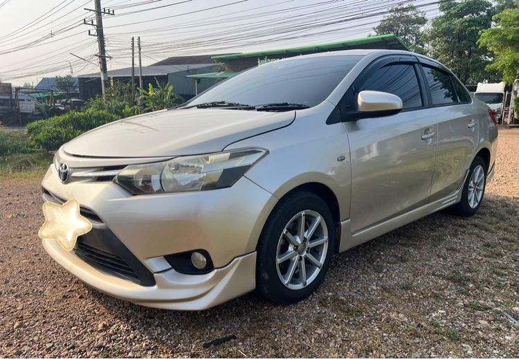 Toyota Vios 2015 1.5 E Sedan เบนซิน ไม่ติดแก๊ส เกียร์อัตโนมัติ บรอนซ์ทอง รูปที่ 2