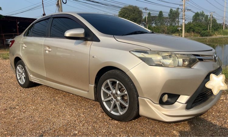 Toyota Vios 2015 1.5 E Sedan เบนซิน ไม่ติดแก๊ส เกียร์อัตโนมัติ บรอนซ์ทอง รูปที่ 3