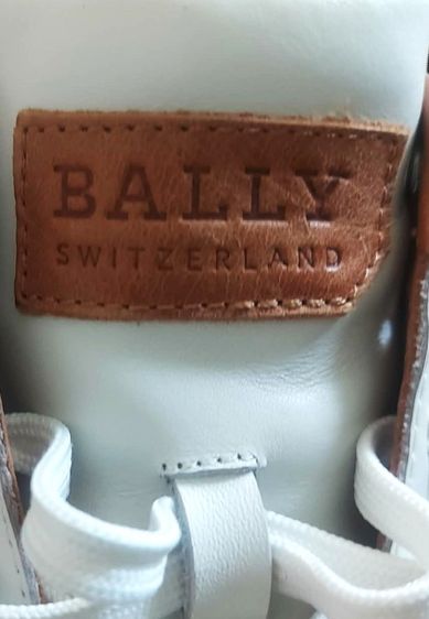 BALLY Trainer Stripe Lift low-top leather Sneakers รูปที่ 4