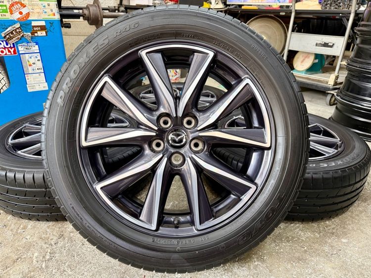 19" ล้อแม็ก MAZDA CX-5 ขอบ 19” สภาพสวยสีเดิม ยาง TOYO 225-55R19 ปี 22