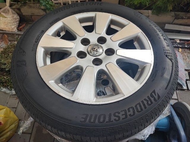 bridgestone 215 55 16 ปี 24 พร้อม แม็ก toyota camry