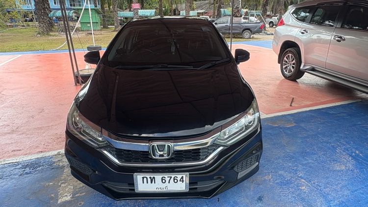 Honda City 2017 1.5 S i-VTEC Sedan เบนซิน ไม่ติดแก๊ส เกียร์อัตโนมัติ ดำ