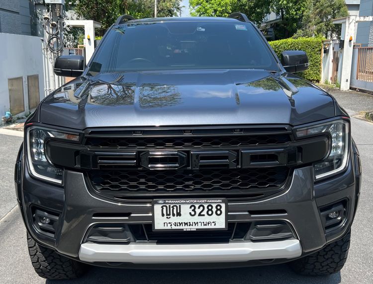 รถ Ford Ranger 2.0 Turbo Hi-Rider Wildtrak สี เทา