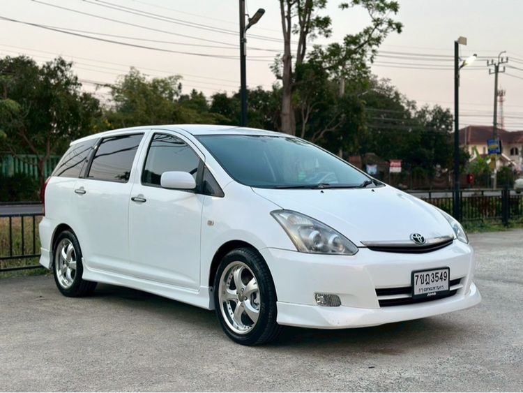 Toyota Wish 2006 Sedan เบนซิน LPG เกียร์อัตโนมัติ ขาว รูปที่ 2