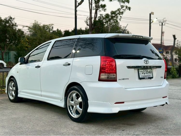 Toyota Wish 2006 Sedan เบนซิน LPG เกียร์อัตโนมัติ ขาว รูปที่ 4