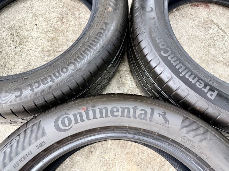 ยางถอดป้ายแดงขอบ 19” ยี่ห้อ CONTINENTAL รุ่น PremiumContact C ขนาด 235-50R19 ปี 25 ตุ่มหน้ายางยังอยู่ครบ