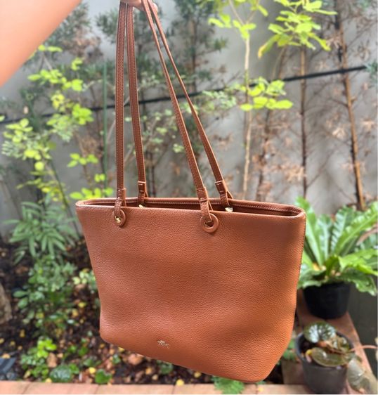 กระเป๋า Tocco Toscano Marlows Tote หนังแท้สี Camel กระเป๋าไปทำงาน รูปที่ 2