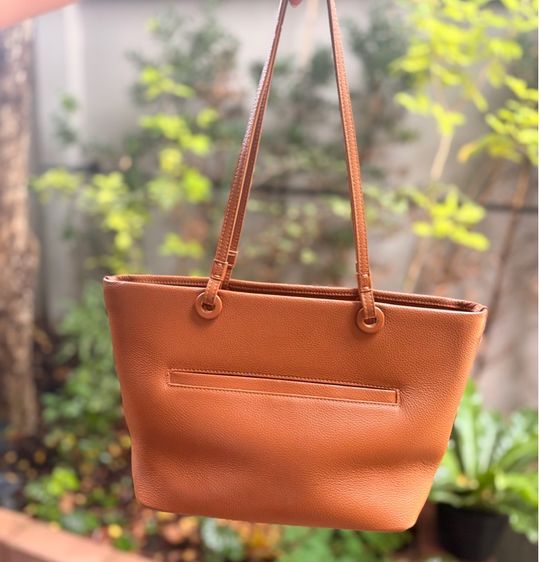 กระเป๋า Tocco Toscano Marlows Tote หนังแท้สี Camel กระเป๋าไปทำงาน รูปที่ 3
