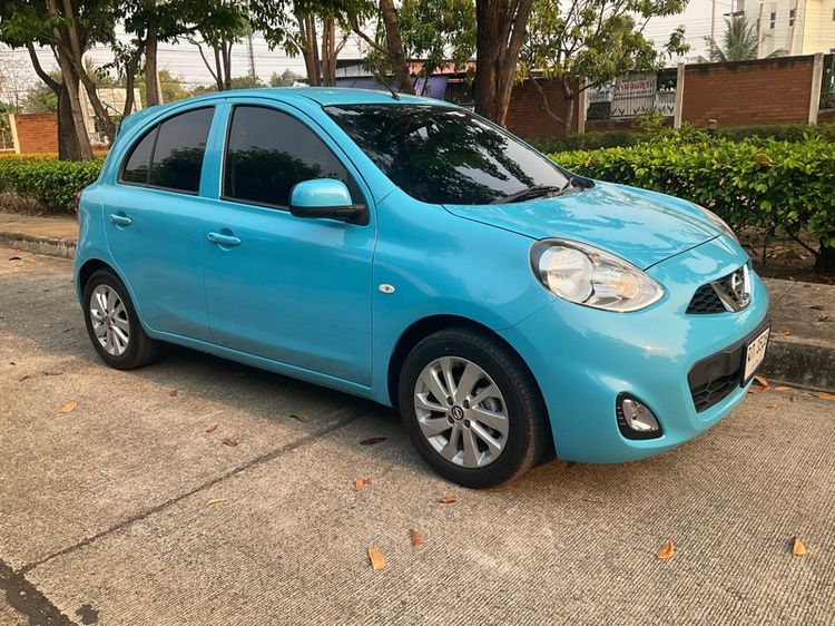 Nissan March 2018 1.2 E Sedan เบนซิน ไม่ติดแก๊ส เกียร์อัตโนมัติ ฟ้า