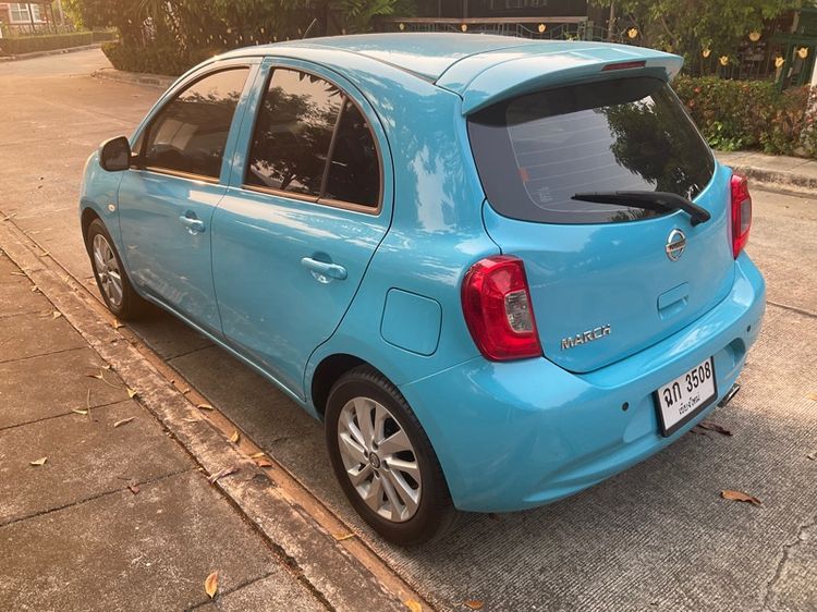 Nissan March 2018 1.2 E Sedan เบนซิน ไม่ติดแก๊ส เกียร์อัตโนมัติ ฟ้า รูปที่ 4