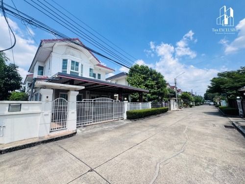 มีบางส่วน ขายบ้านเดี่ยว หมู่บ้าน มณีรินทร์ พาร์ค ไทรม้า-ท่าอิฐ นนทบุรี ใกล้ MRT สายสีม่วง สถานีไทรม้า  รูปที่ 2