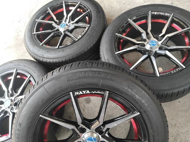 แม็ก naya ขอบ 15 กว้าง 7 ยางแถม รูปที่ 3