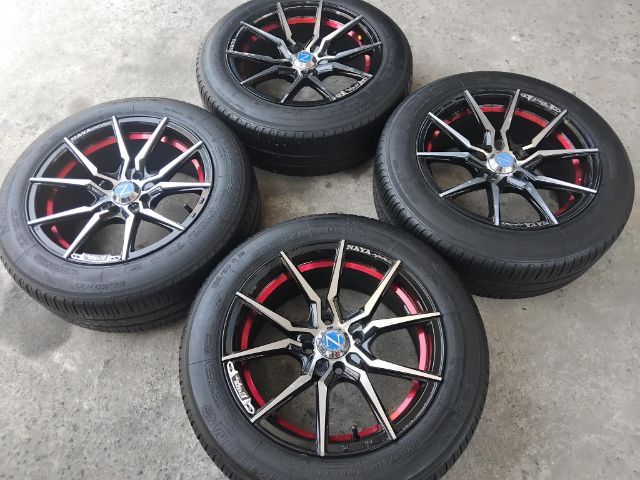 แม็ก naya ขอบ 15 กว้าง 7 ยางแถม รูปที่ 2