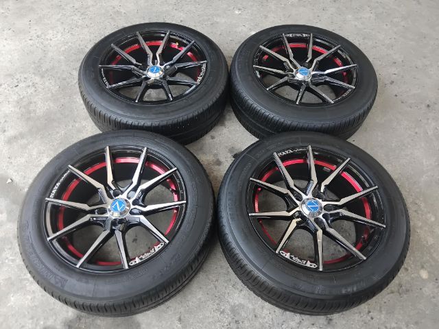 15" แม็ก naya ขอบ 15 กว้าง 7 ยางแถม