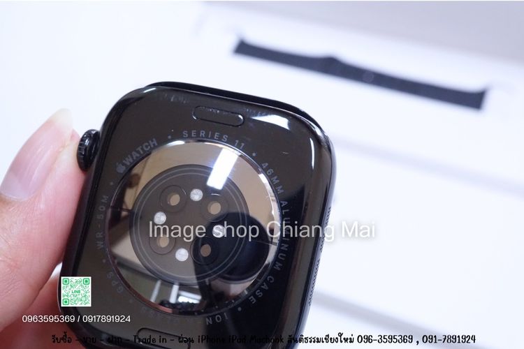 Apple Watch Series 11 46mm GPS  Jet Black ครบกล่อง ประกันถึง 21 มกราคม 2570 รูปที่ 8