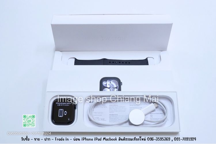 อัลลอย ดำ Apple Watch Series 11 46mm GPS  Jet Black ครบกล่อง ประกันถึง 21 มกราคม 2570