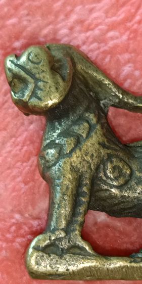 รูปหล่อสิงห์ หลวงพ่อกวย วัดโฆสิตราราม รูปที่ 2