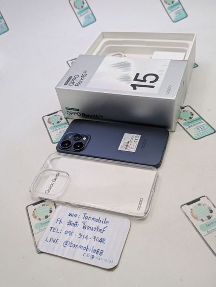 อื่นๆ 256 GB ขาย เทิร์น Oppo Reno 15 5G ศูนย์ไทย อายุ 6 วัน สภาพใหม่เอี่ยม อุปกรณ์ครบยกกล่อง ประกันยาว เพียง 12,590 บาท ครับ