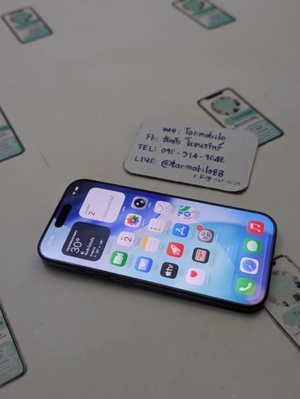 ขาย เทิร์น iPhone 16 Pro 256 Black ศูนย์ไทย สภาพสวย อุปกรณ์ครบยกกล่อง สุขภาพแบต 93 เพียง 25,590 บาท ครับ รูปที่ 3