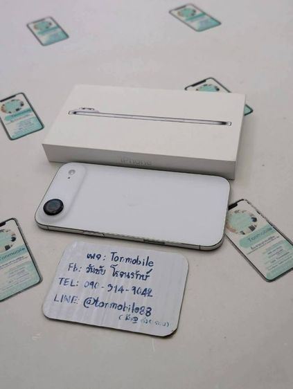 iPhone Air 256 White ศูนย์ไทย สภาพใหม่เอี่ยม อุปกรณ์ครบยกกล่อง ประกันยาว 10 เดือน รอบชาร์จ 26 รอบ สุขภาพแบต 100 เพียง 25,990 บาท ครับ รูปที่ 2