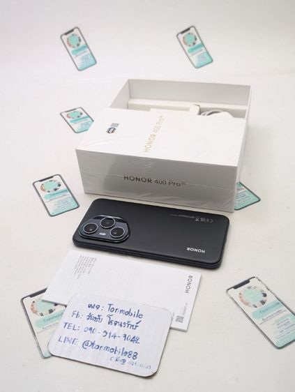 ขายเทิร์น Honor 400 Pro 512 GB ศูนย์ไทย สภาพใหม่เอี่ยม อุปกรณ์ครบยกกล่อง ประกันยาว เพียง 11,590 บาท เท่านั้น ครับ 