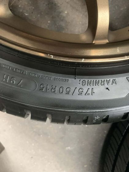 CE28 ขอบ 15 4 รู 100 พร้อมยางมิชลิน รูปที่ 5