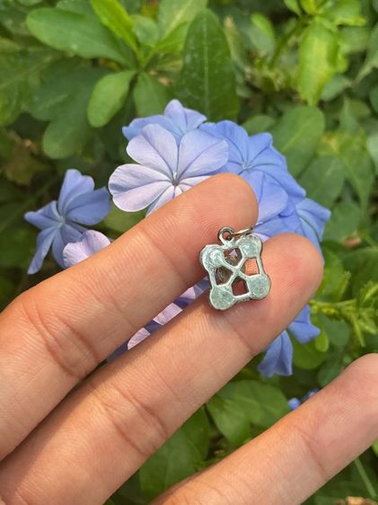 จี้เงินแท้พลอยแท้งานไทยคะ เก่าเก็บคะ  รูปที่ 4