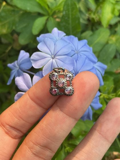 จี้เงินแท้พลอยแท้งานไทยคะ เก่าเก็บคะ  รูปที่ 2