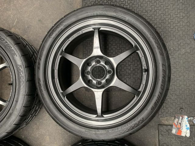 ล้อแม็ก 17 4 รู 100 พร้อมยางซิ่ง รูปที่ 3